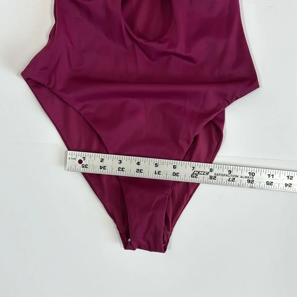 Andie‎ Santorini One Piece Swimsuit Women's S Plum Purple NWT